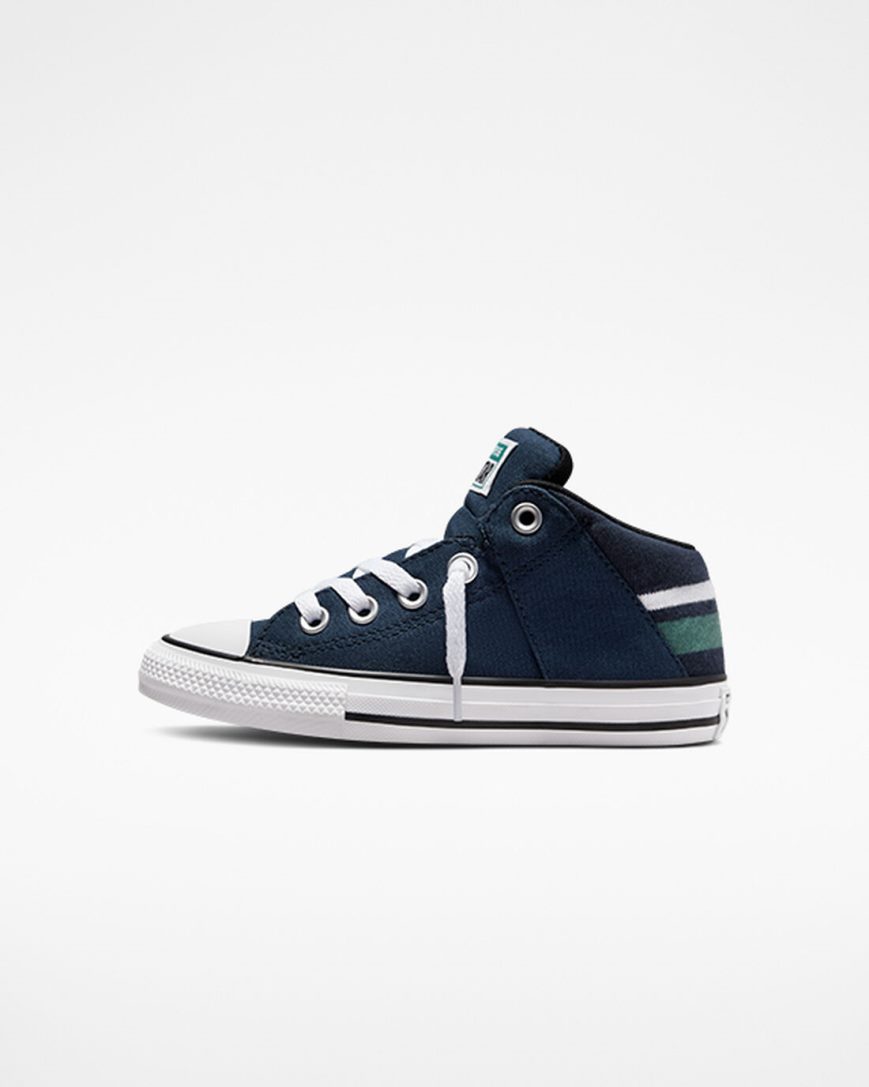 Tenisi Inalti Baieti Converse Chuck Taylor All Star Axel Varsity Club Bleumarin Albi | RO DWCHQ897